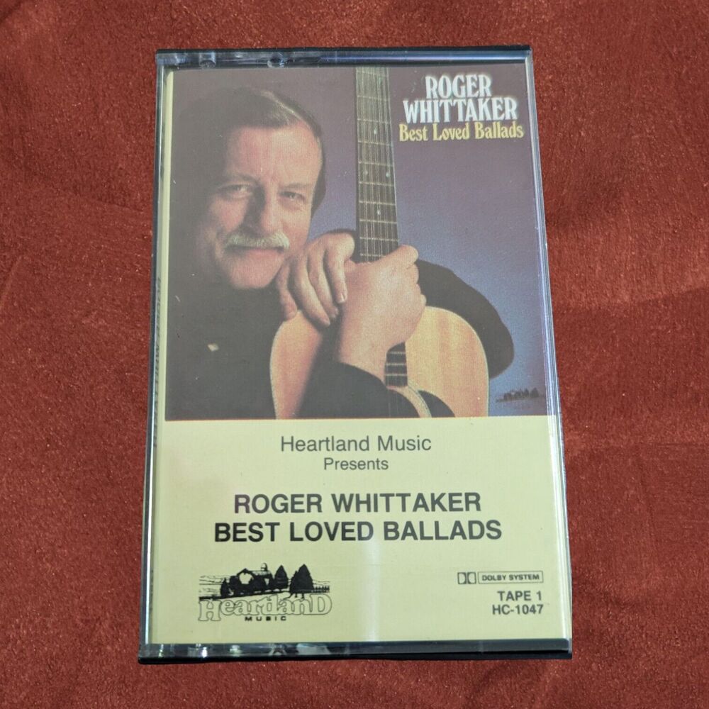Vintage 1986 Cassette Roger Whittaker Best Loved Ballads Heartland Tape 1
